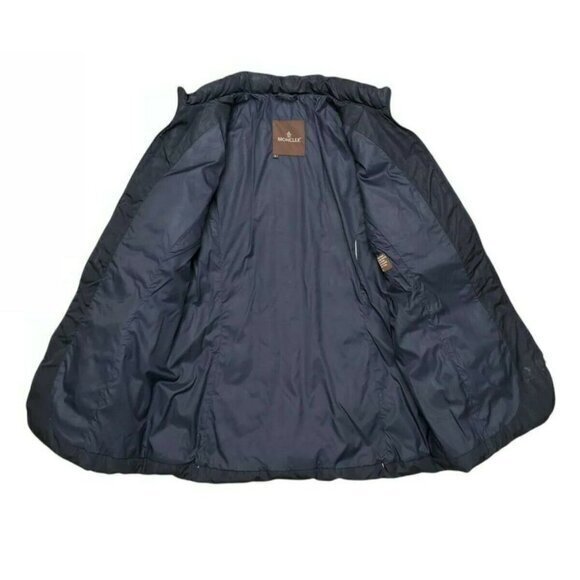 Vintage Moncler Brown Label Goose Down Puffer Jacket Full Zip Womens‎ 3 - Picture 3 of 11